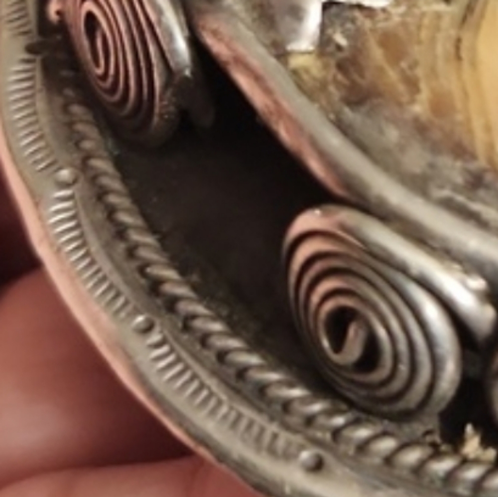 Percy Spencer signed - Navajo Sterling Silver Belt Buckle Vintage - Picture 7 of 9